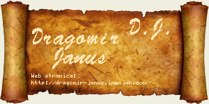 Dragomir Janus vizit kartica